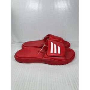 Size 12 Adidas Alphabounce Slide 2 Mens Red Slip On Sandals IE6422 Comfort NEW